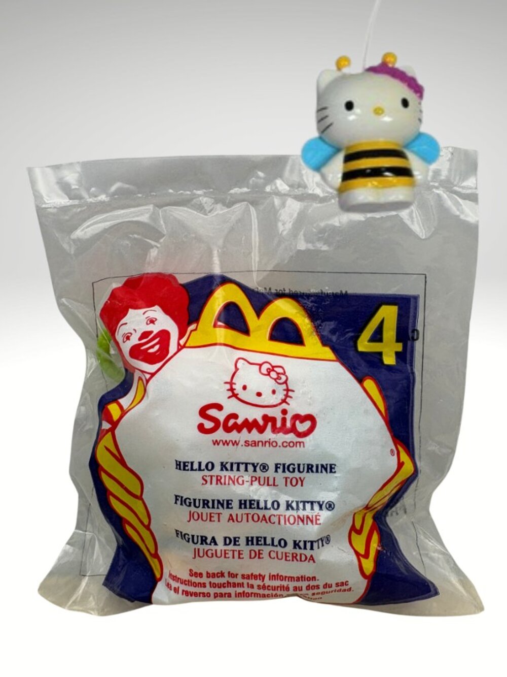 NEW SEALED Sanrio Hello Kitty Figurine #4 McDonalds Happy Meal 2000 (SKU: 921TO)